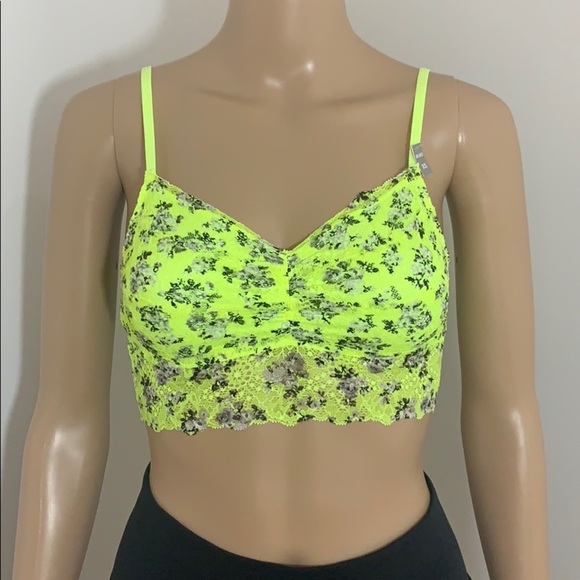 PINK Victoria's Secret Other - New VS Victoria’s Secret Pink Bright Floral Lace Bralette